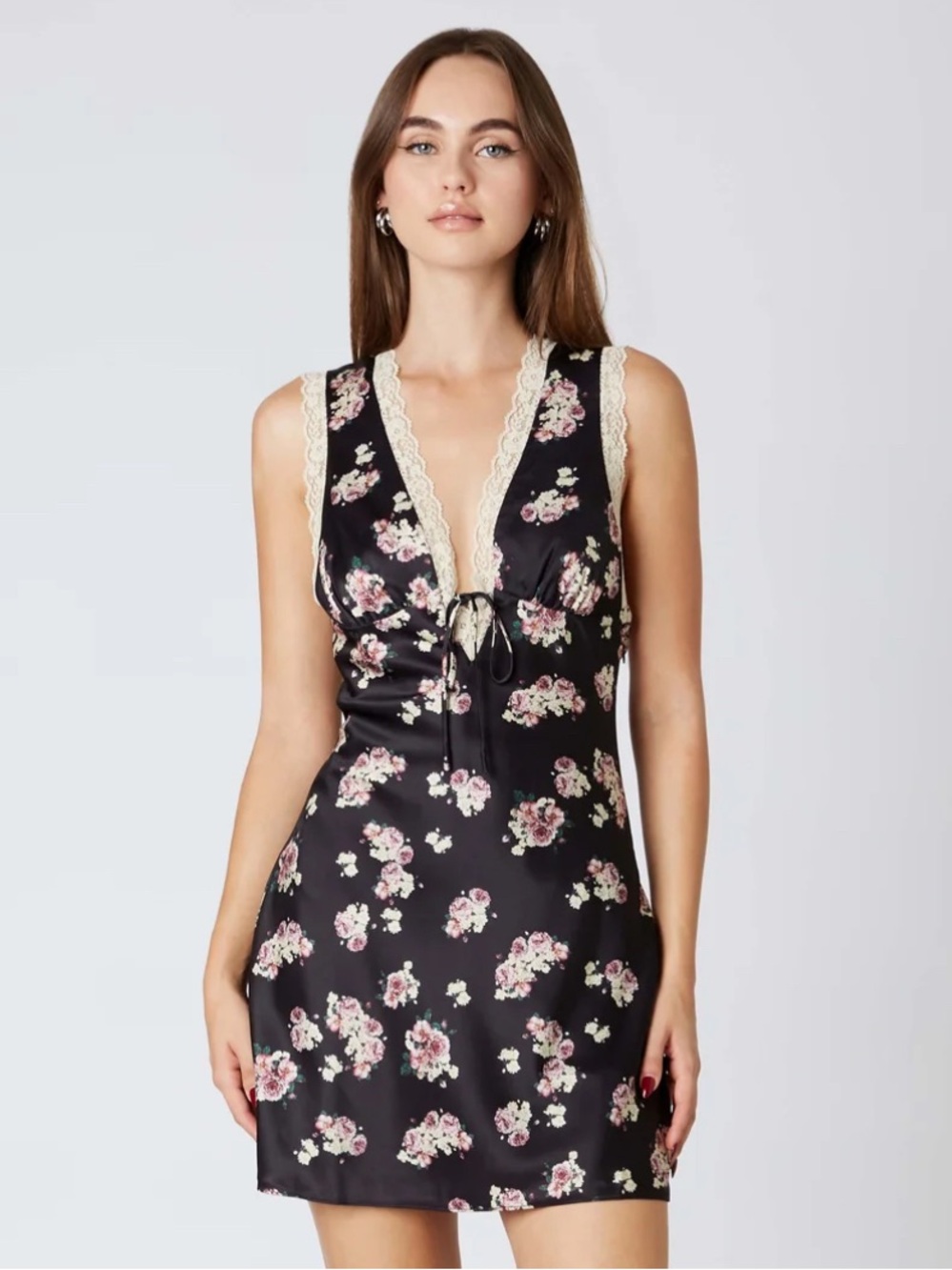 Floral Slip Mini Dress